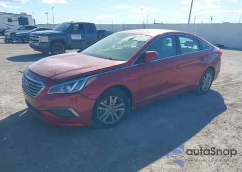 2017 Hyundai Sonata Se from USA, damaged, VIN 5NPE24AF1HH444741